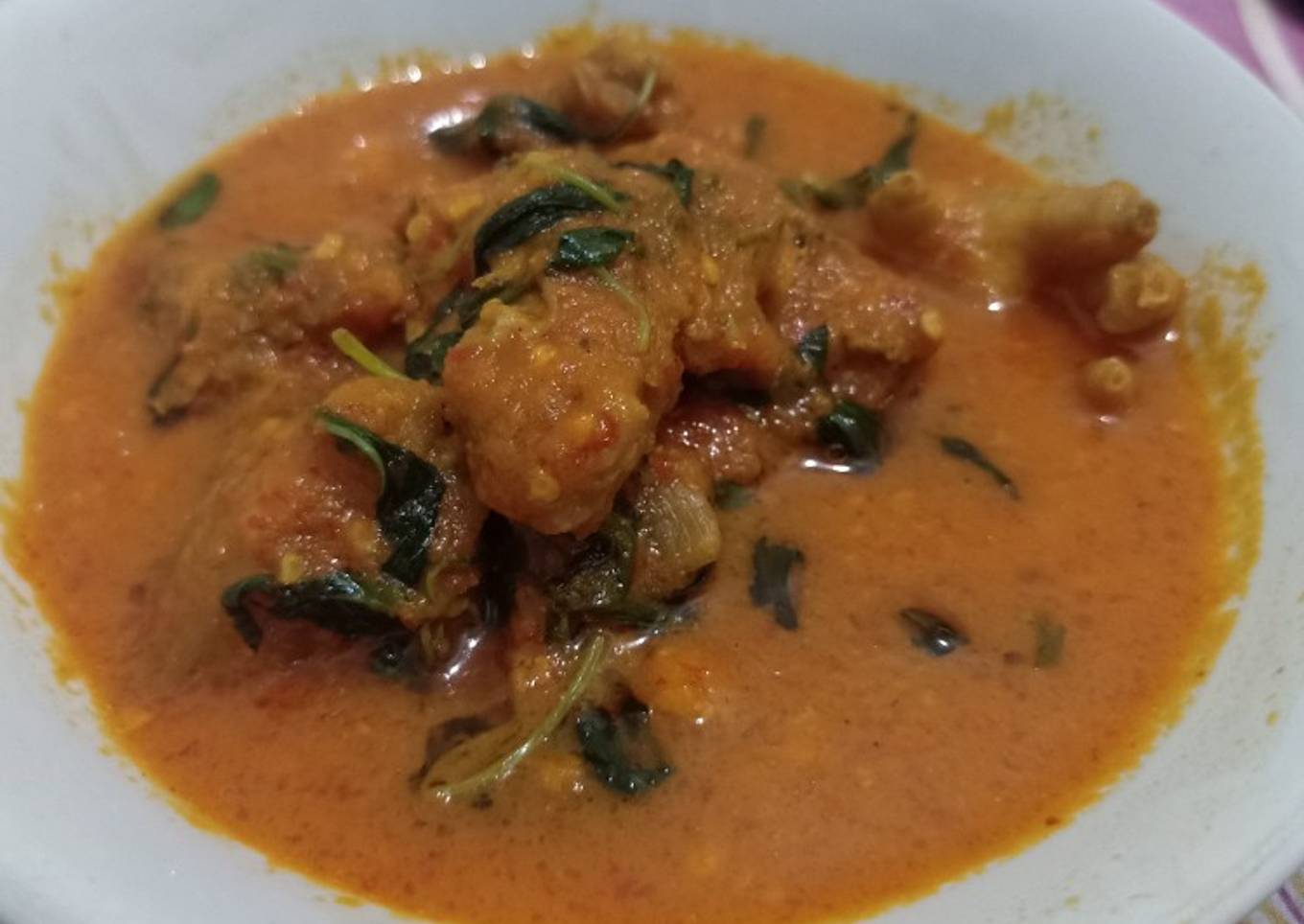 Ayam rica rica kemangi pedas
