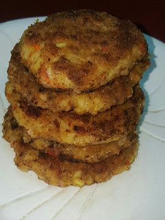 Yam pancakes ainihin hoton girkin