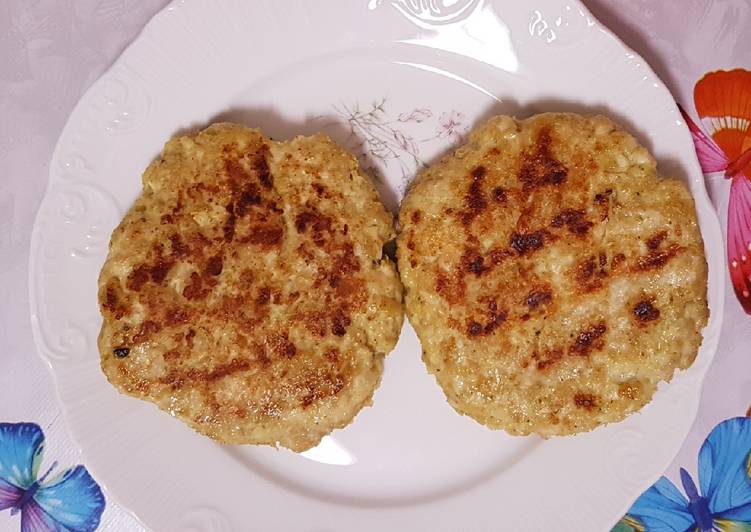 Hamburguesas caseras de pollo