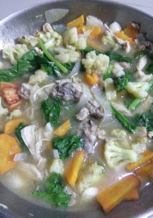 Foto resep Capcay Ayam Kuah Kental