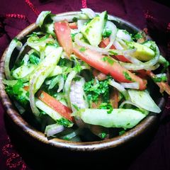 A picture of Easy desi salad.