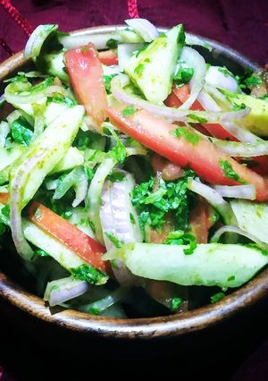 A picture of Easy desi salad.