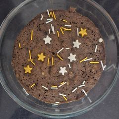 A picture of Chocolate poha cake(gluten free).