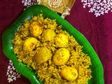 এগ বিরিয়ানি (Egg Biriyani, Recipe in Bengali)