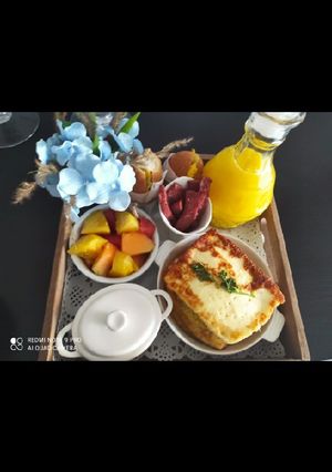 Una foto de Mangú de plátano con queso