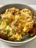Katsudon (pork tonkatsu rice bowl)
