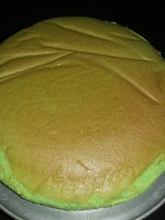 Foto resep Pandan ogura cake - 1st trial