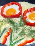 Valentinstag Frühstück | Spiegeleiblume