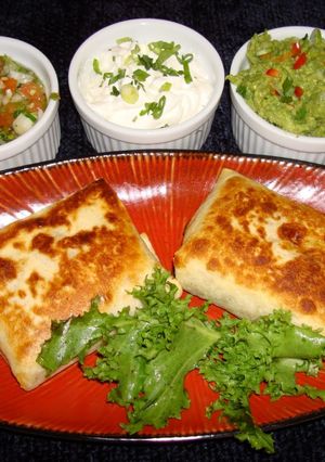 A picture of Chicken Chimichangas, Jon Style.
