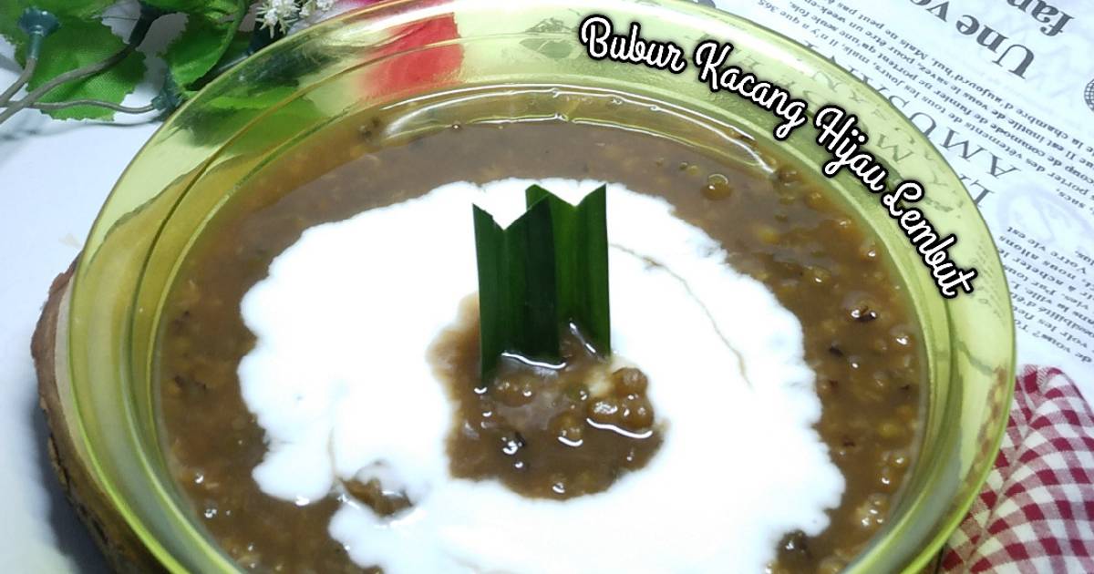 Resep Bubur Kacang Hijau Lembut Hemat Gas Oleh Dapoer Santi Cookpad   Photo 