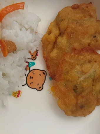 Langkah Gampang Membikin Resep Mpasi bakwan teri nasi dan oseng tahu wortel yang Lezat Anti Ribet, Uenak Banget