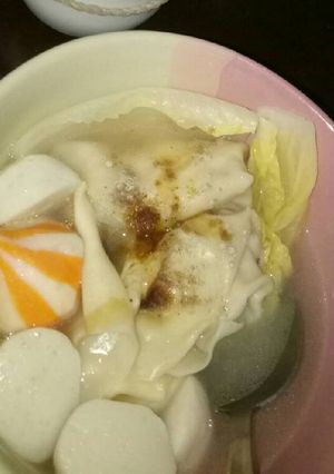 Foto resep Pangsit kuah simple