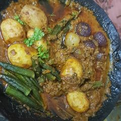 A picture of Tawa sabzi.