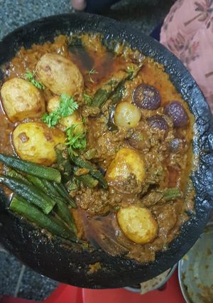 A picture of Tawa sabzi.