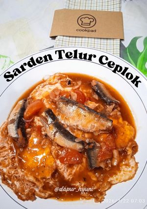 Foto resep Sarden Telur Ceplok