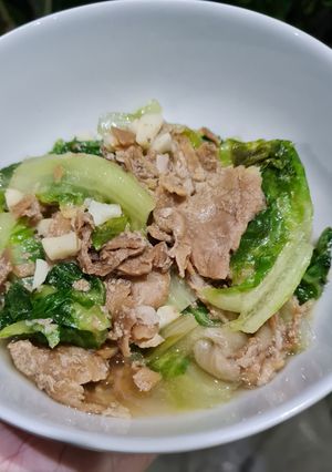 Foto resep Selada air cah sapi