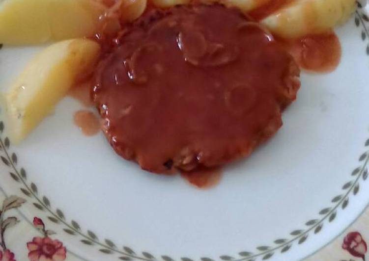 Resep Steak tempe saus tiram yang simpel