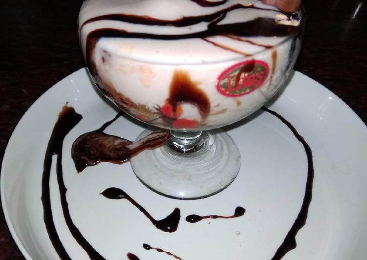 Choco vanilla pudding