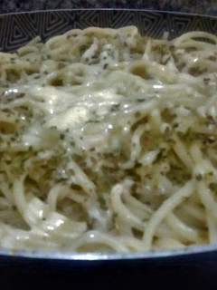 Una foto de Spaghetti al "Aglio e Olio"