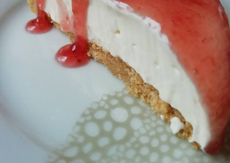 Easy no Bake Cheesecake "New York" Style