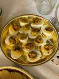 Huevos a los mejillones