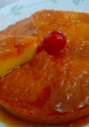 A picture of Caramel pudding.