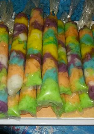 Foto resep Es Mambo Jelly Pelangi Rumahan Yummy