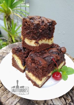 Foto resep Chocolate Marble Cheesecake