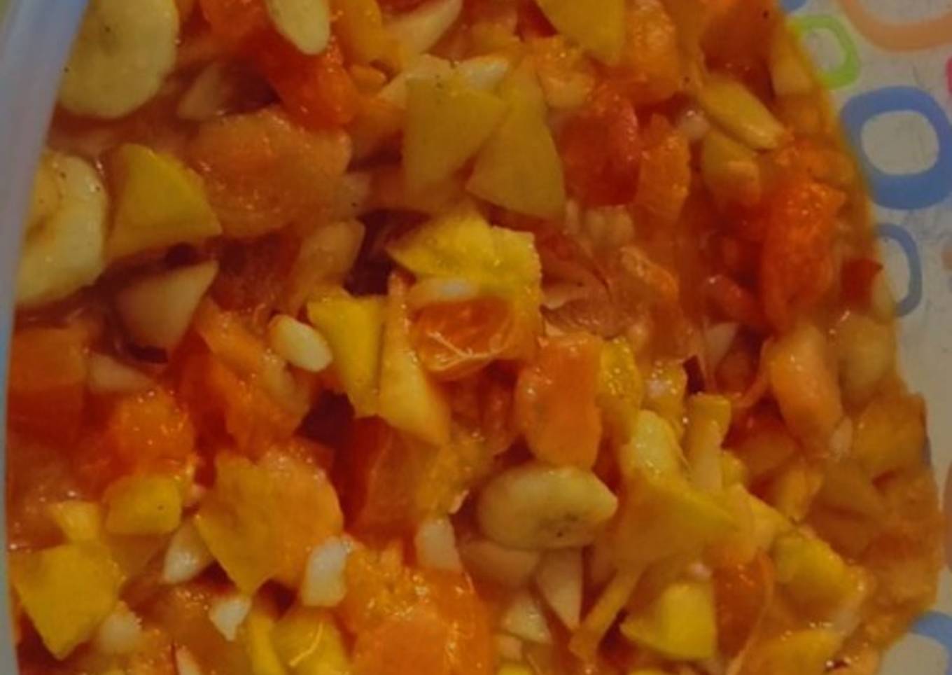 Special mix Fruits chaat full refreshing
