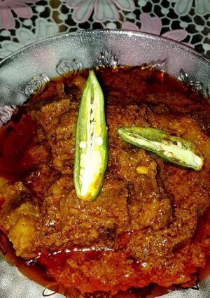 A picture of Mutton Pasanda.