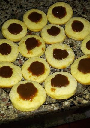 Una foto de Pepas de dulce de leche