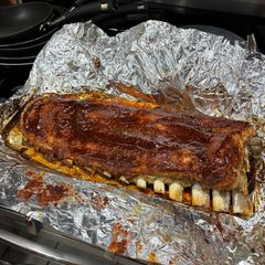 A picture of Fall off the bone ribs.