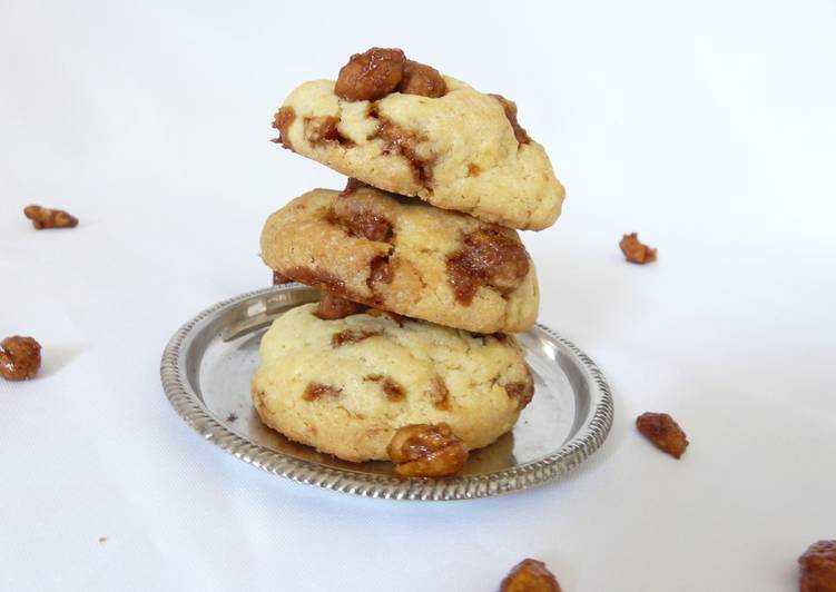 Cookies aux cacahuètes caramélisées