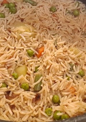 A picture of 🥕🌶🫛🥔Mixed Vegetable Rice🥔🫛🌶🥕.