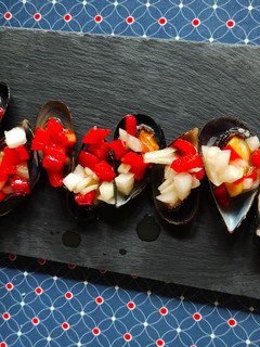 Una foto de Mejillones en vinagreta