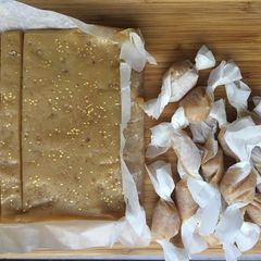 A picture of Smoked salted caramels.