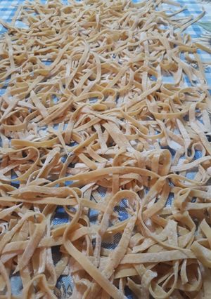 Una foto de Fideos caseros, fácil y rápidos