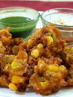 कॉर्न पकोडा (corn pakoda recipe in marathi) रेसिपी चे मुख्य फोटो