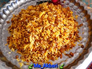 ☘️عدس پلو وگان با سویا