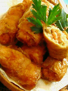Foto resep Lumpia kulit tahu isi udang