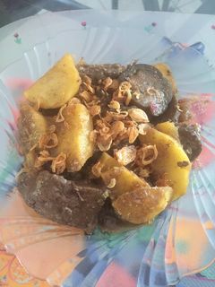 Foto resep Semur hati sapi terong