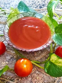 عکسی از دستور سس کچاپ خانگی (homemade Ketchup)