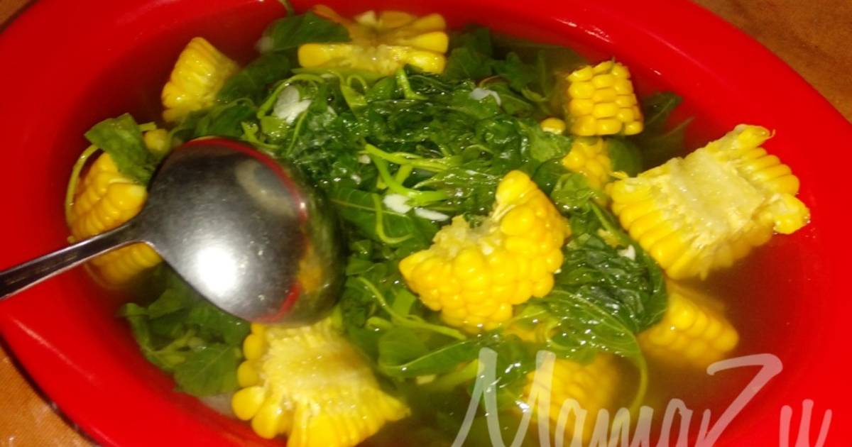 Resep Sayur Bayam Jagung Oleh Mamazu - Cookpad