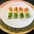 Tricolour Finger Toast