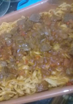 Una foto de Fideos caseros de calabaza