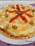 Pizza especial de palmitos