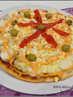 Una foto de Pizza especial de palmitos
