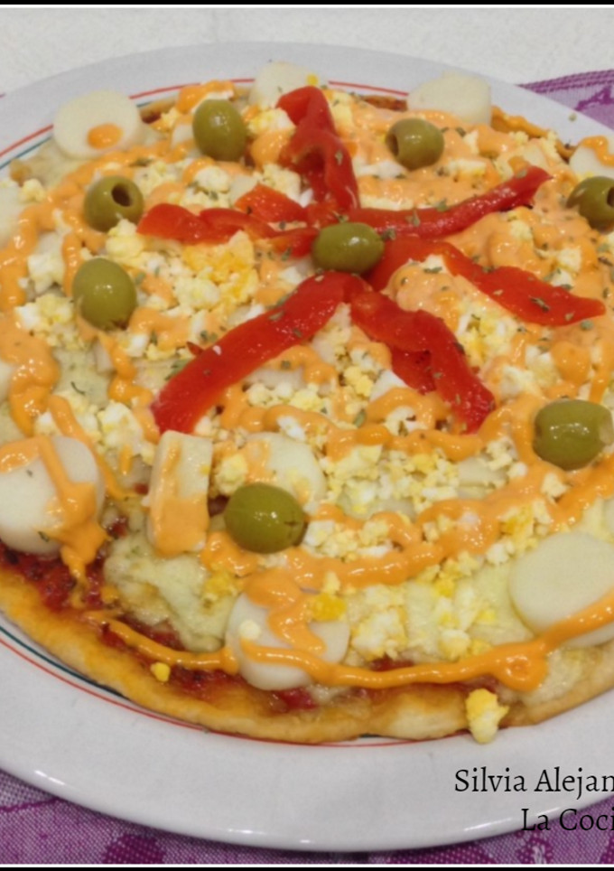 Una foto de Pizza especial de palmitos