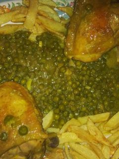 صورة لوصفة طاجين الجلبانة (البازيلا) على طريقة امي 😎