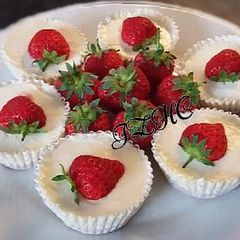A picture of 🎂🍓No Bake Mini Cheesecakes🍓🎂.